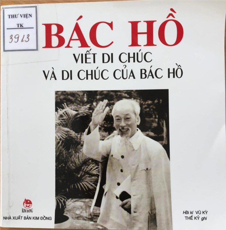 Giới thiệu sách tháng 5: Cuốn sách  Bác Hồ viết di chúc - Di chúc của Bác Hồ 
